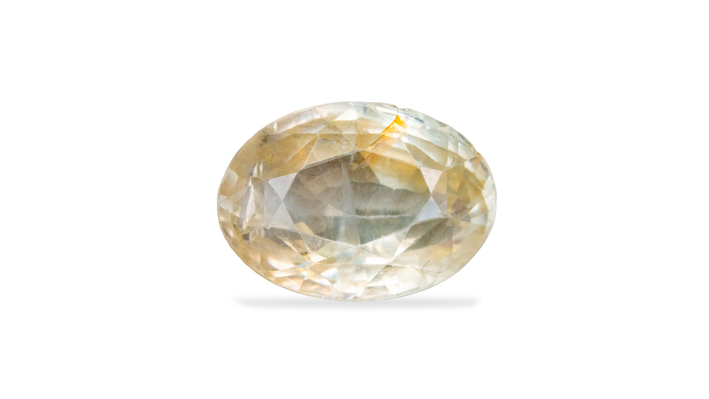 Natural Yellow Sapphire (Pukhraj) 5.71 Carats