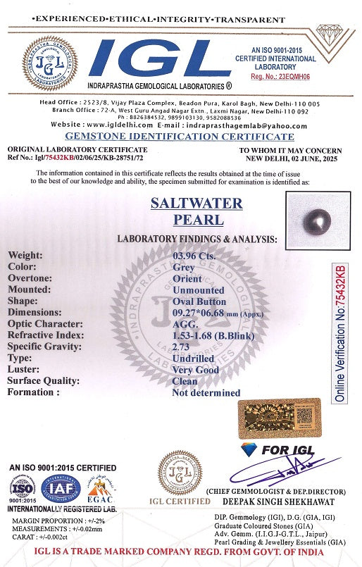 Natural Venezuela Pearl 3.96 Carats