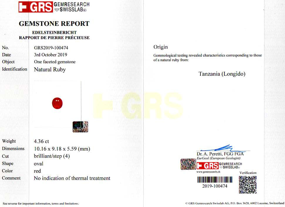 Natural Ruby (Manik) 4.36 Carats