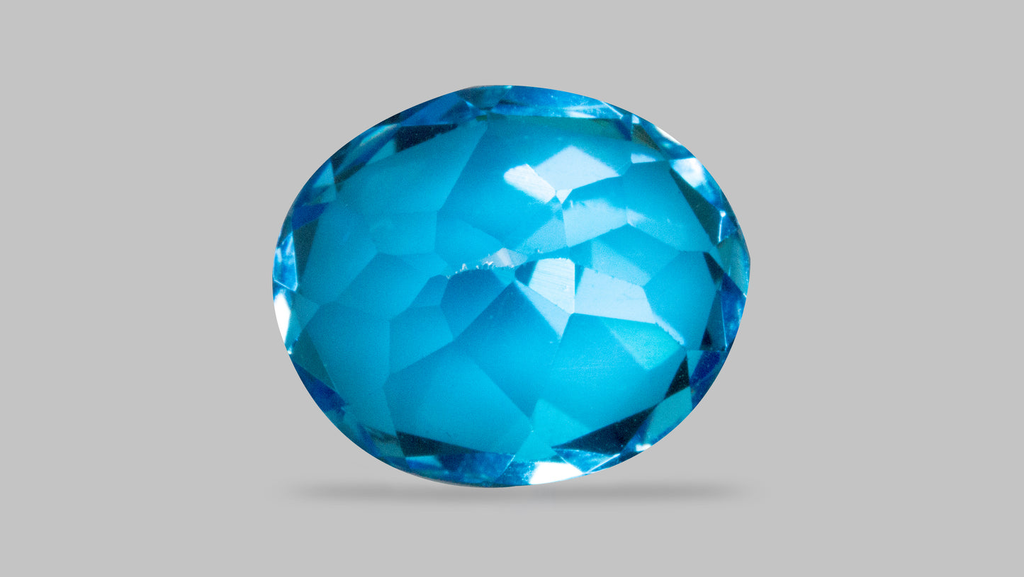 NATURAL BLUE TOPAZ 6.77 CARATS