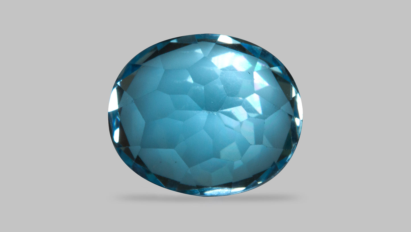 NATURAL BLUE TOPAZ 6.54 CARATS