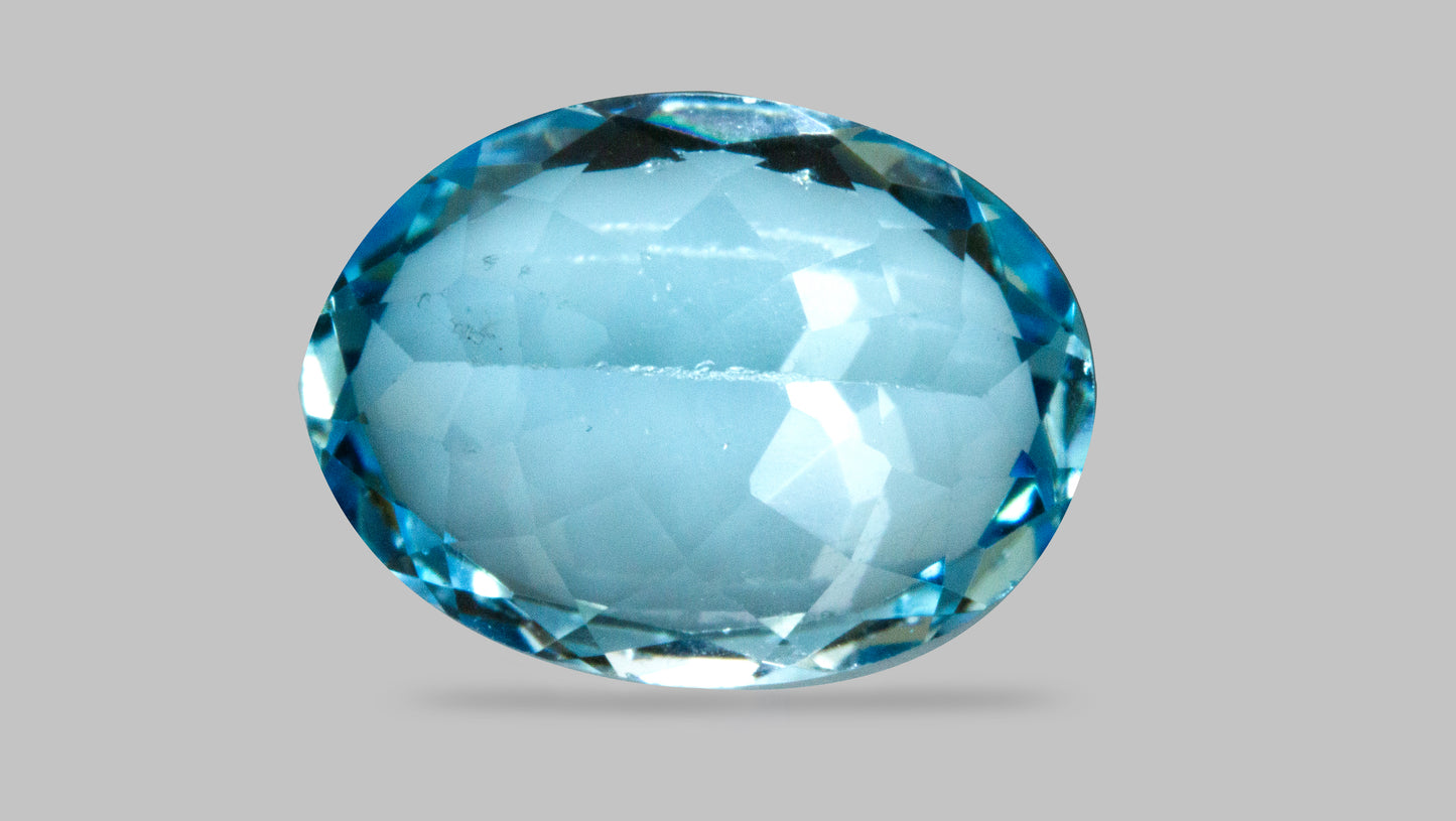 NATURAL BLUE TOPAZ 8.62 CARATS
