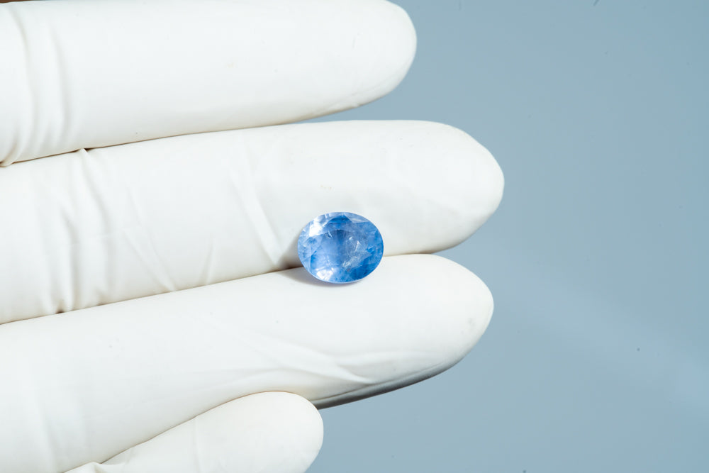 Natural Blue Sapphire (Neelam) 5.27 Carats