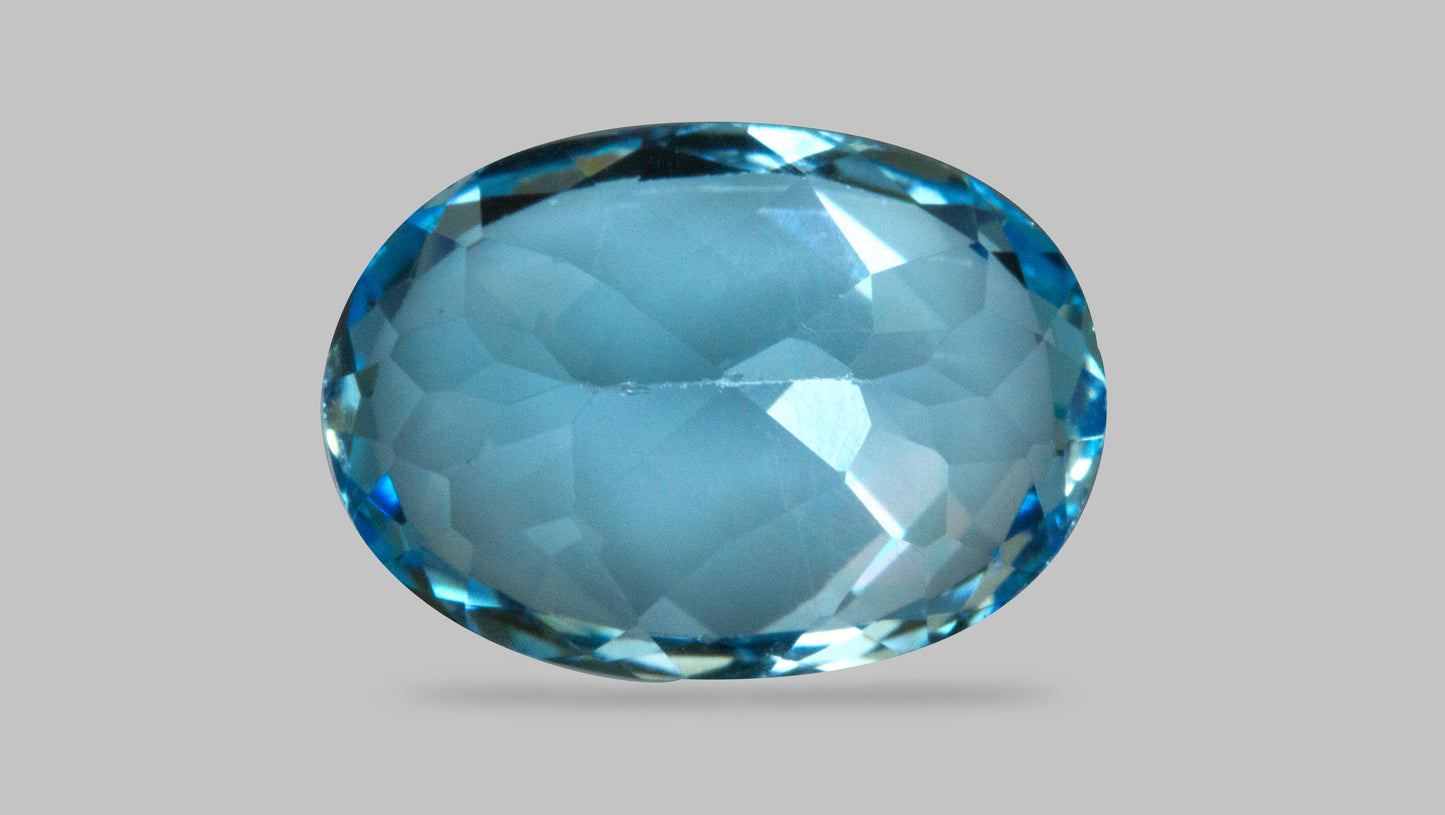 NATURAL BLUE TOPAZ 7.56 CARATS