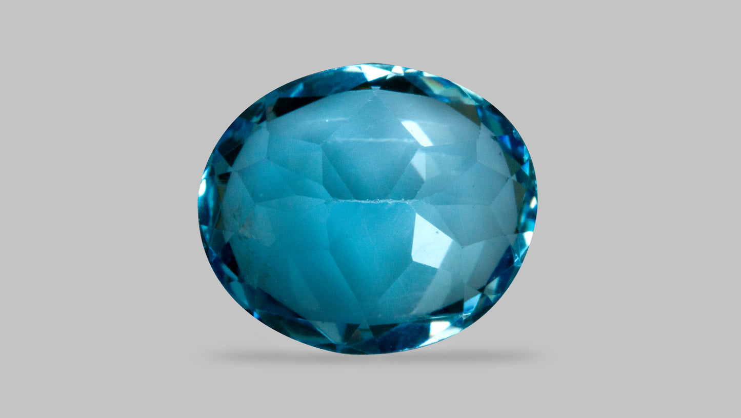 NATURAL BLUE TOPAZ 8.78 CARATS