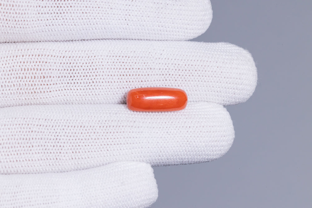NATURAL RED CORAL (MOONGA) 7.48 CARATS