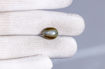Natural Cat'S Eye (Lehsuniya) 6.37 Carats
