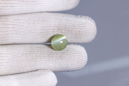 Natural Cat'S Eye (Lehsuniya) 7.68 Carats