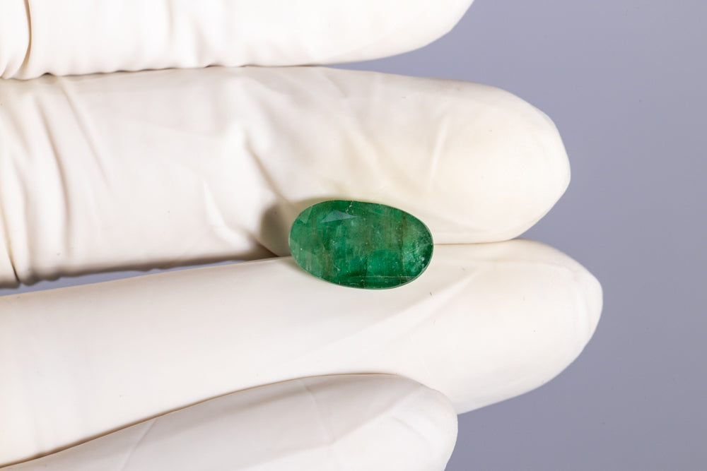 Minor Oil Natural Zambian Emerald (Panna) 4.89 Carats