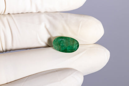 Minor Oil Natural Zambian Emerald (Panna) 4.89 Carats