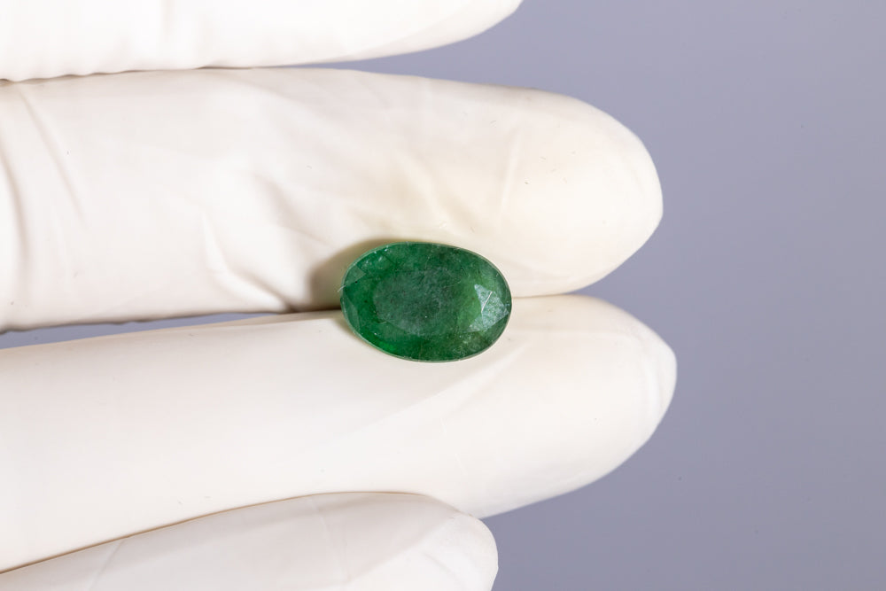 Minor Oil Natural Zambian Emerald (Panna) 4.07 Carats