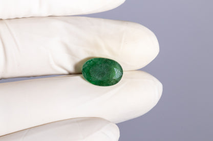 Minor Oil Natural Zambian Emerald (Panna) 4.07 Carats