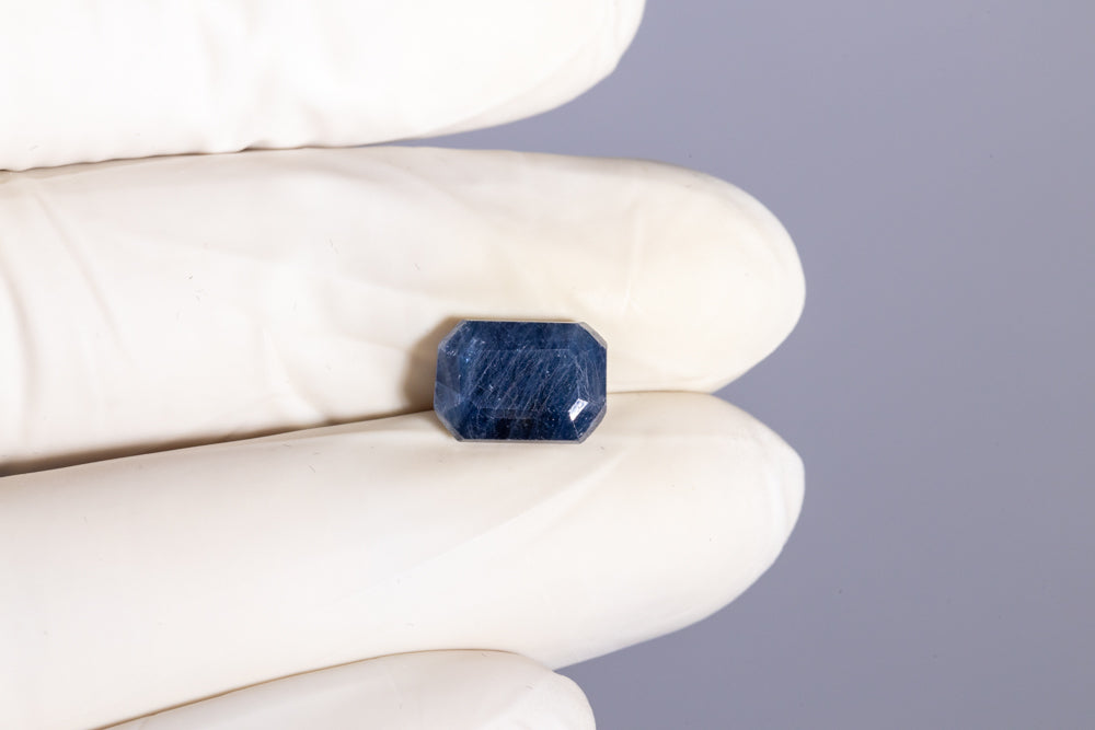 Natural Blue Sapphire (Neelam) 5.76 Carats