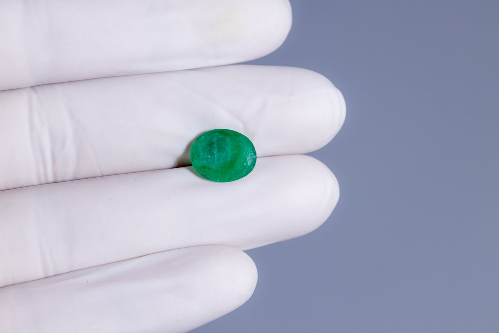Minor Oil Natural Zambian Emerald (Panna) 2.97 Carats