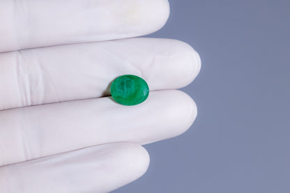 Minor Oil Natural Zambian Emerald (Panna) 2.97 Carats