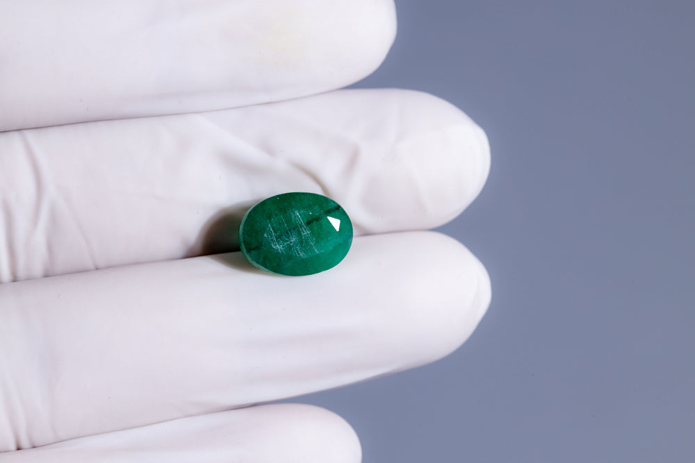 Minor Oil Natural Zambian Emerald (Panna) 5.98 Carats