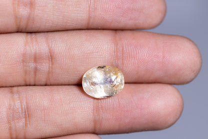 Natural Yellow Sapphire (Pukhraj) 7.37 Carats
