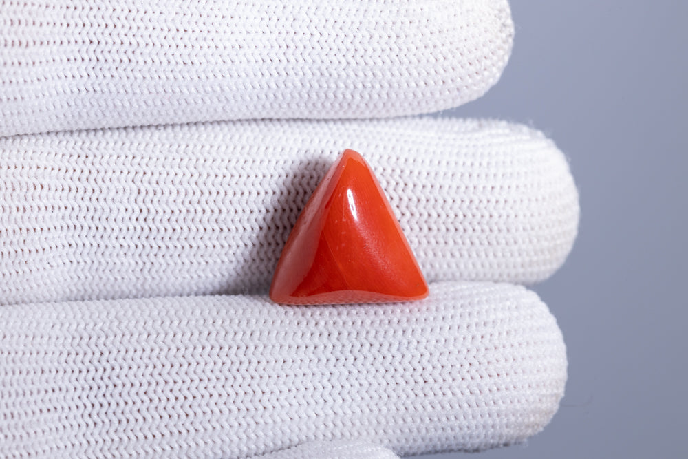 Natural Italian Red Coral (Moonga) 14.05 Carats