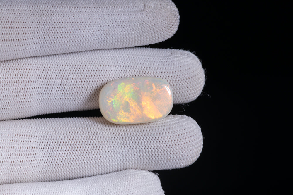 Natural Australian White Fire Opal 19.09 Carats