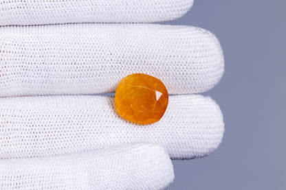 Natural Yellow Sapphire (Pukhraj) 12.04 Carats
