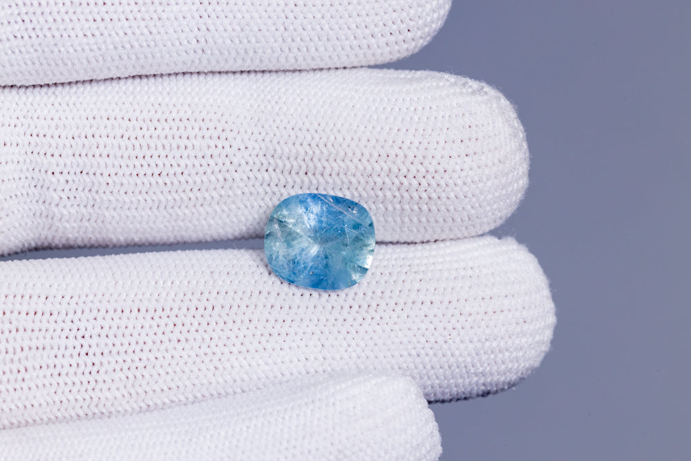 Natural Blue Sapphire (Neelam) 6.08 Carats