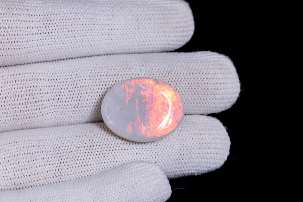 Natural Australian White Fire Opal 20.57 Carats