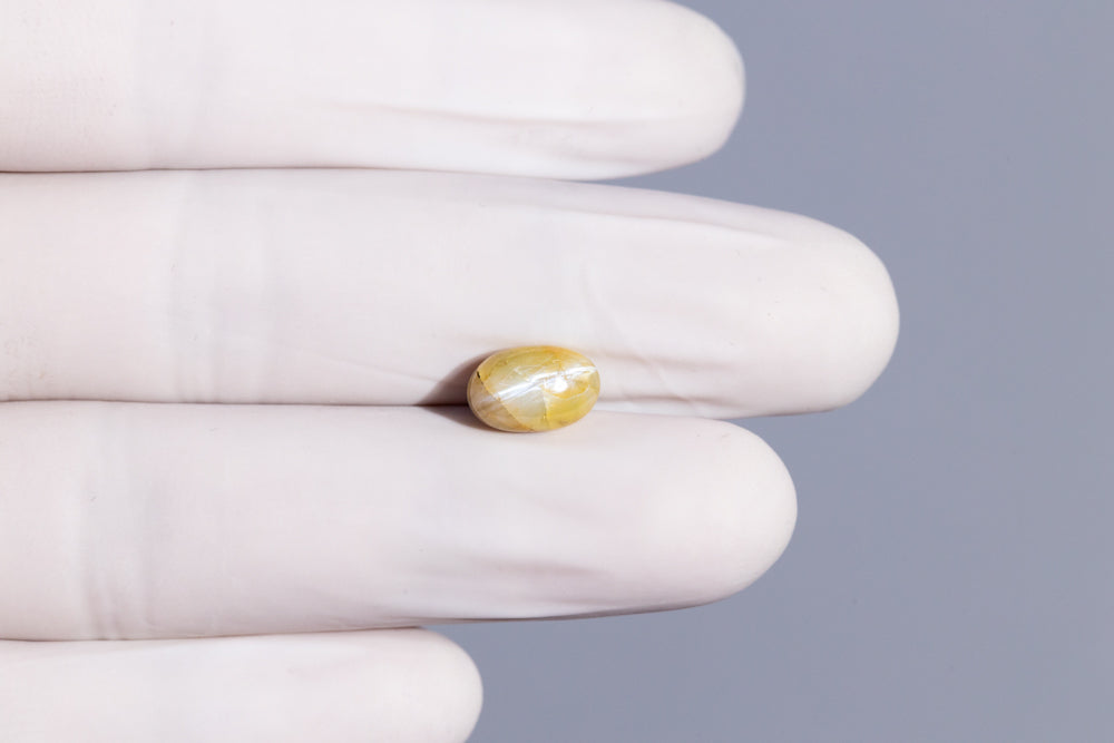Natural Cat'S Eye (Lehsuniya) 5.53 Carats