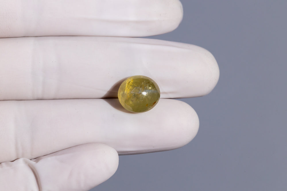 Natural Cat'S Eye (Lehsuniya) 13.12 Carats