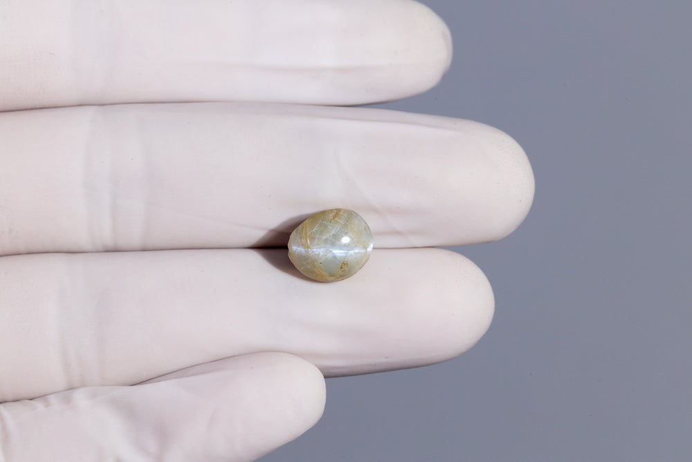 Natural Cat'S Eye (Lehsuniya) 7.67 Carats