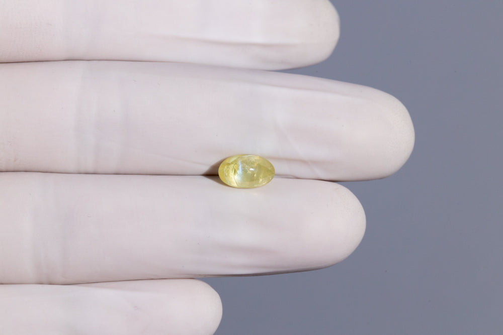 Natural Cat'S Eye (Lehsuniya) 3.18 Carats