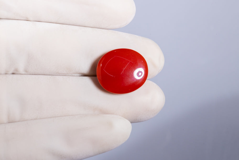 Japanese Red Coral (Moonga) 12.81 Carats