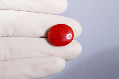 Japanese Red Coral (Moonga) 12.81 Carats