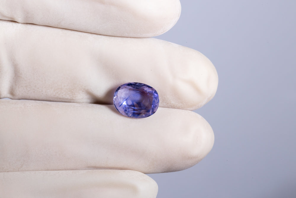 Natural Blue Sapphire (Neelam) 4.68 Carats