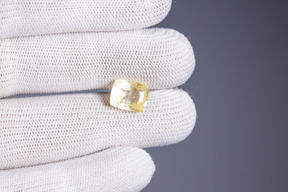 Natural Yellow Sapphire (Pukhraj) 6.74 Carats