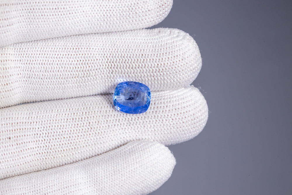 Natural Blue Sapphire (Neelam) 4.10 Carats
