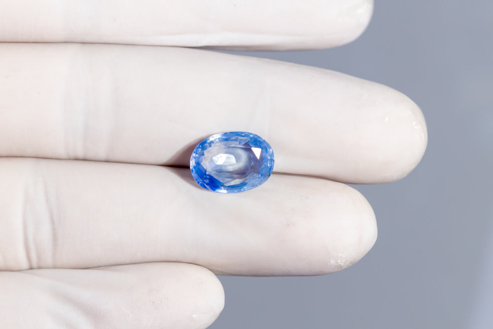 Kashmir Blue Sapphire (Neelam) 6.78 Carats
