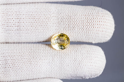 Natural Yellow Sapphire (Pukhraj) 3.88 Carats