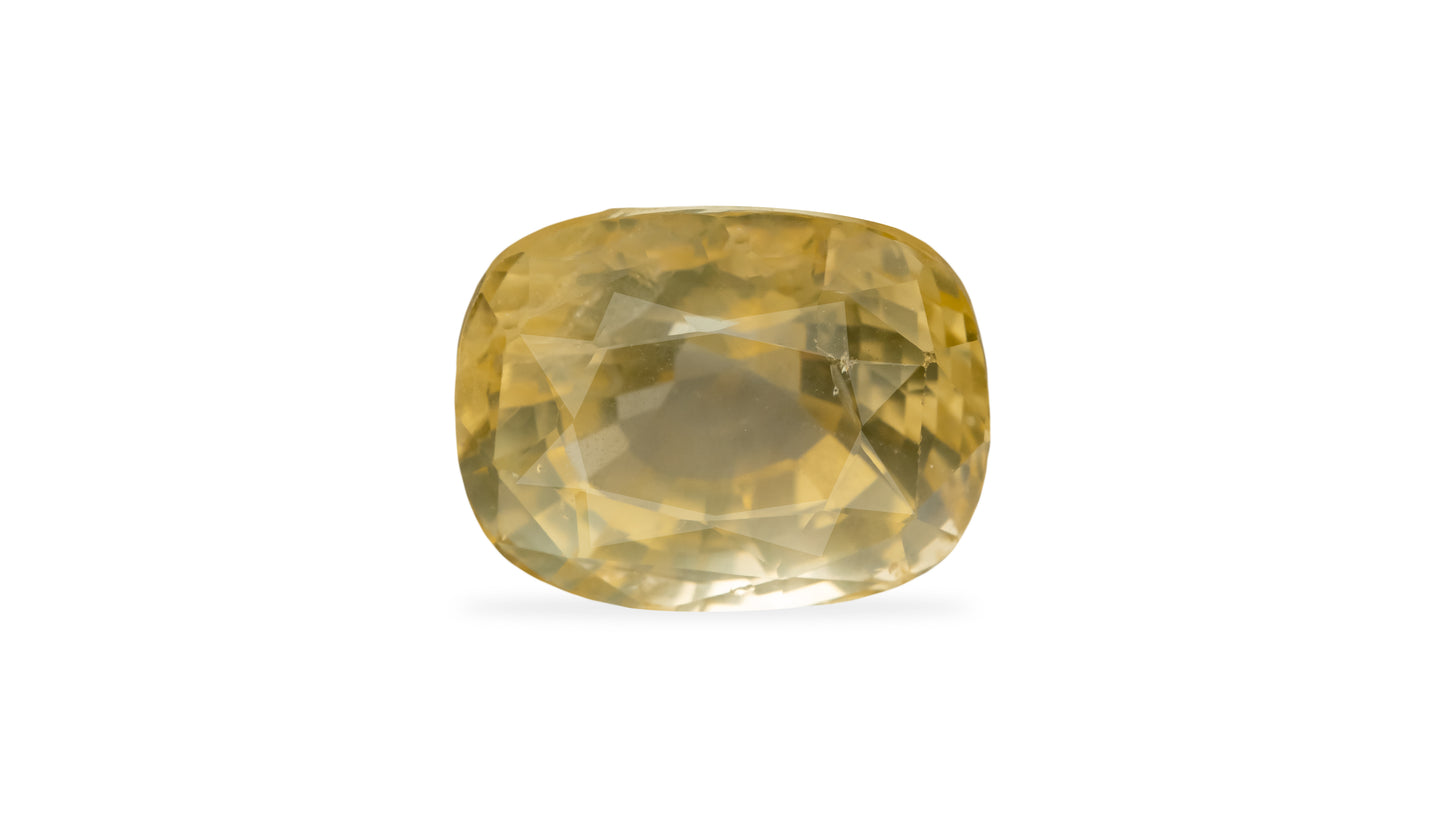 Natural Yellow Sapphire (Pukhraj) 7.20 Carats