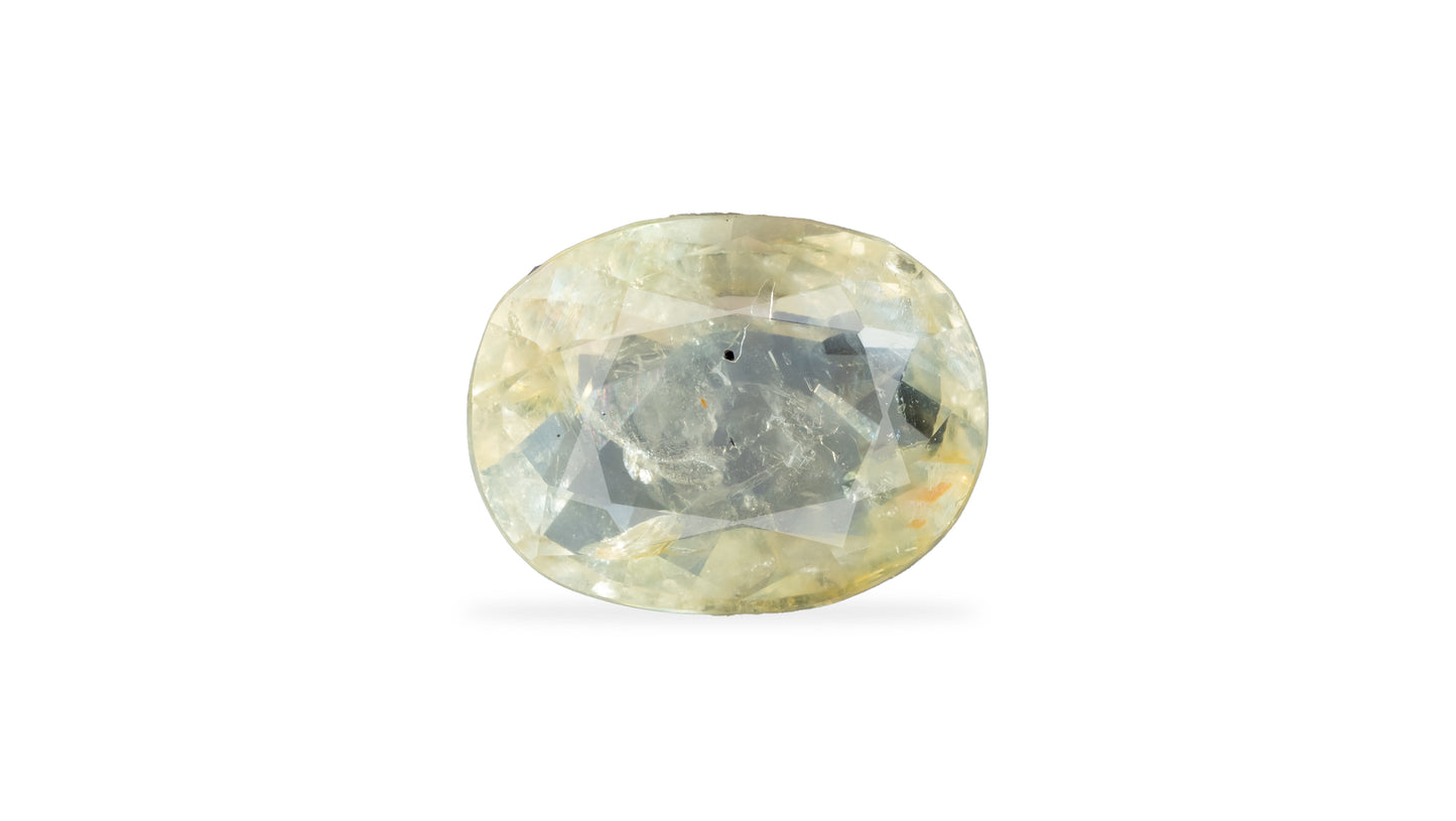 Natural Yellow Sapphire (Pukhraj) 5.09 Carats