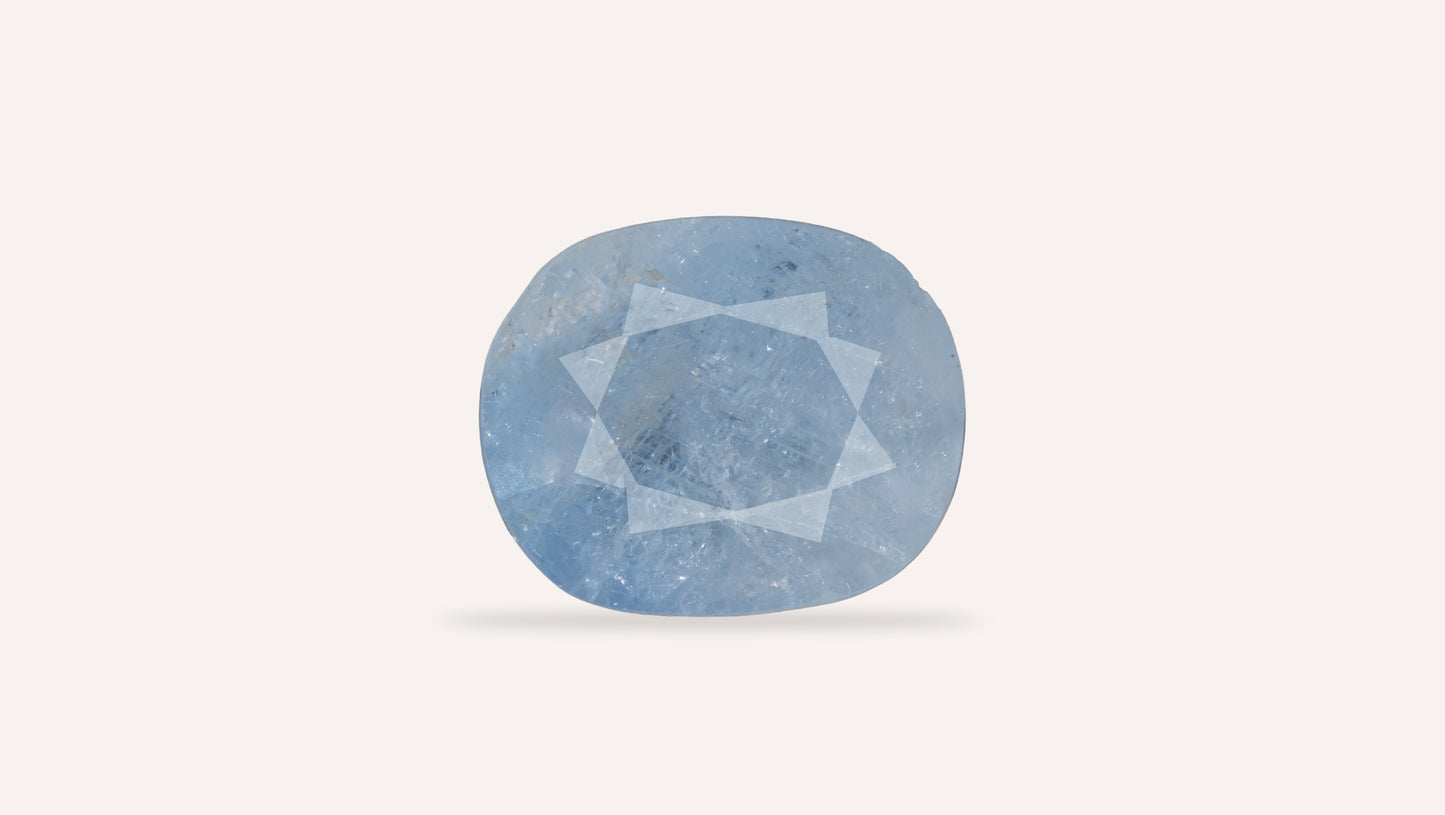 NATURAL BLUE SAPPHIRE (NEELAM) 7.64 CARATS