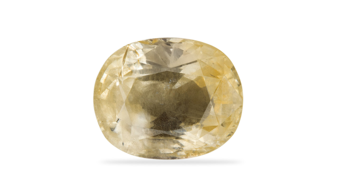 Natural Yellow Sapphire (Pukhraj) 5.26 Carats