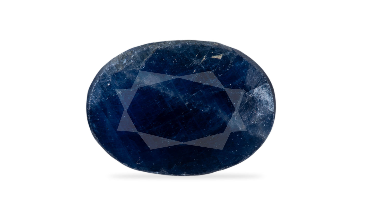 NATURAL BLUE SAPPHIRE (NEELAM) 6.36 CARATS