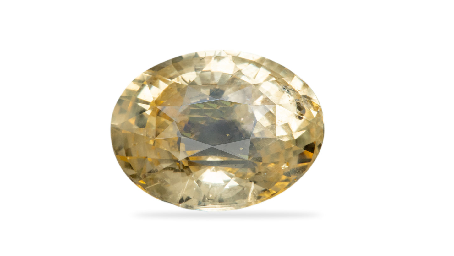 Natural Yellow Sapphire (Pukhraj) 6.48 Carats