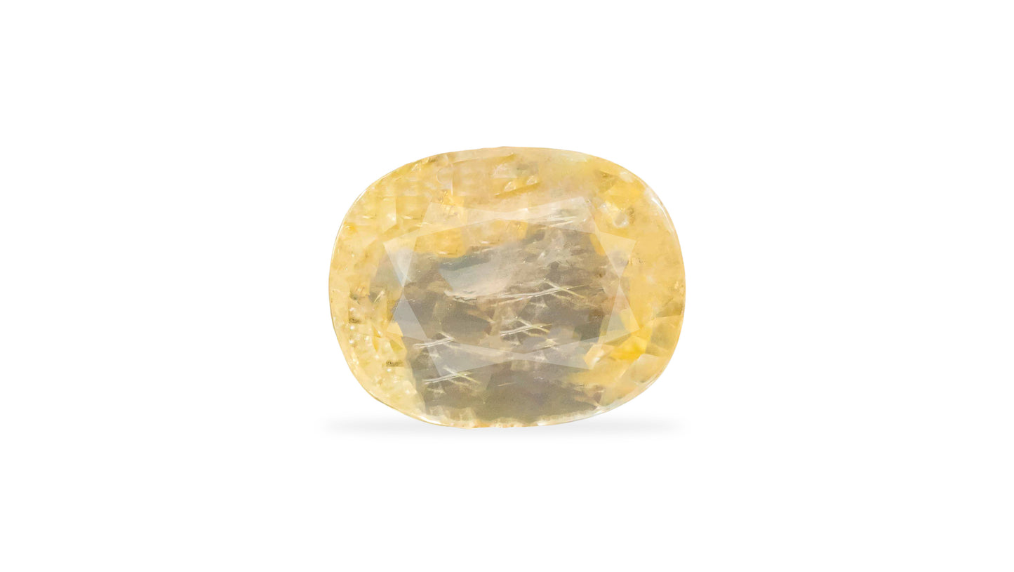 Natural Yellow Sapphire (Pukhraj) 8.13 Carats
