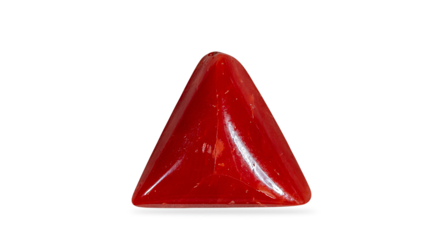 Natural Italian Red Coral (Moonga) 6.06 Carats