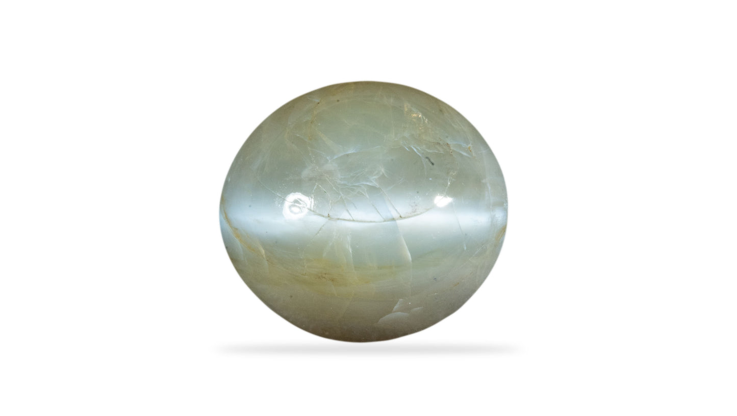 Natural Cat'S Eye (Lehsuniya) 6.88 Carats