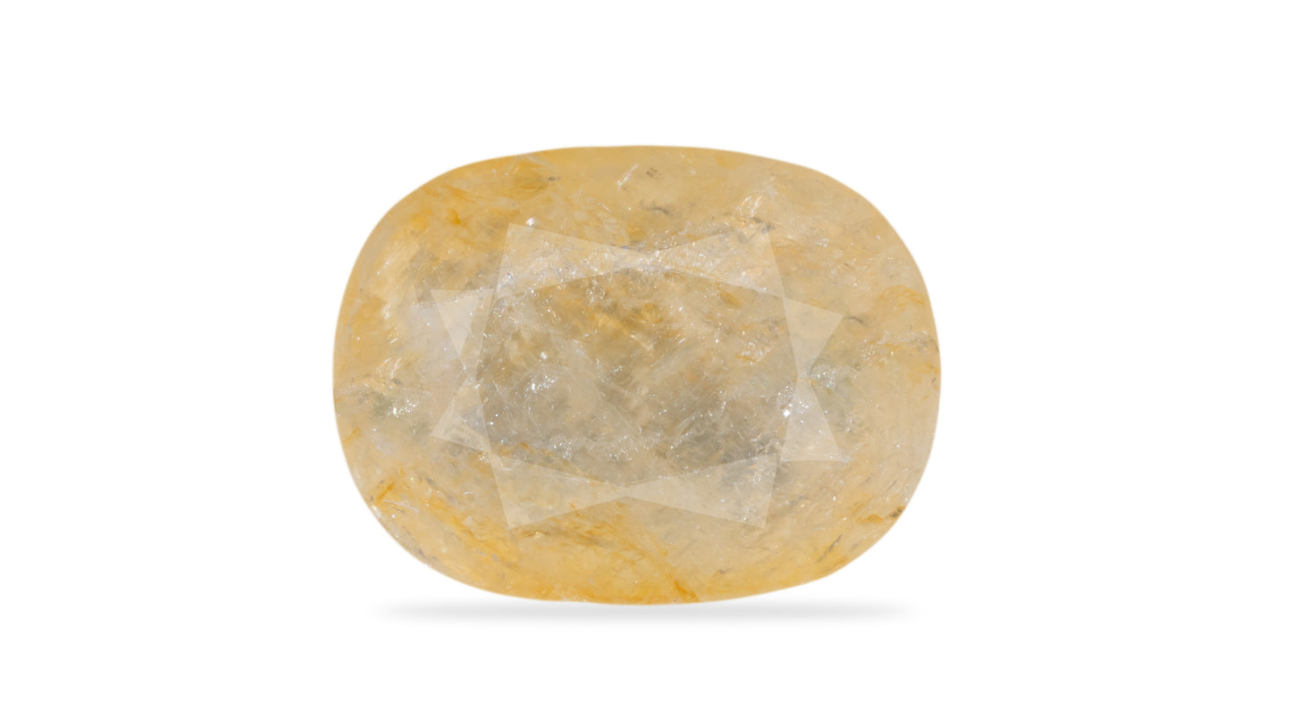 Natural Yellow Sapphire (Pukhraj) 3.95  Carats