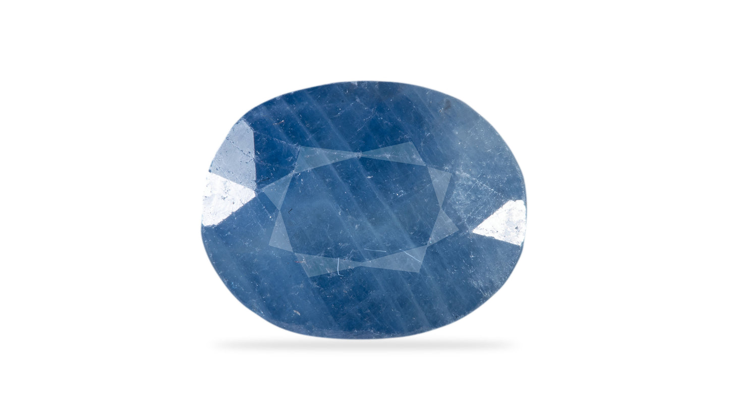 Natural Blue Sapphire (Neelam) 6.51 Carats