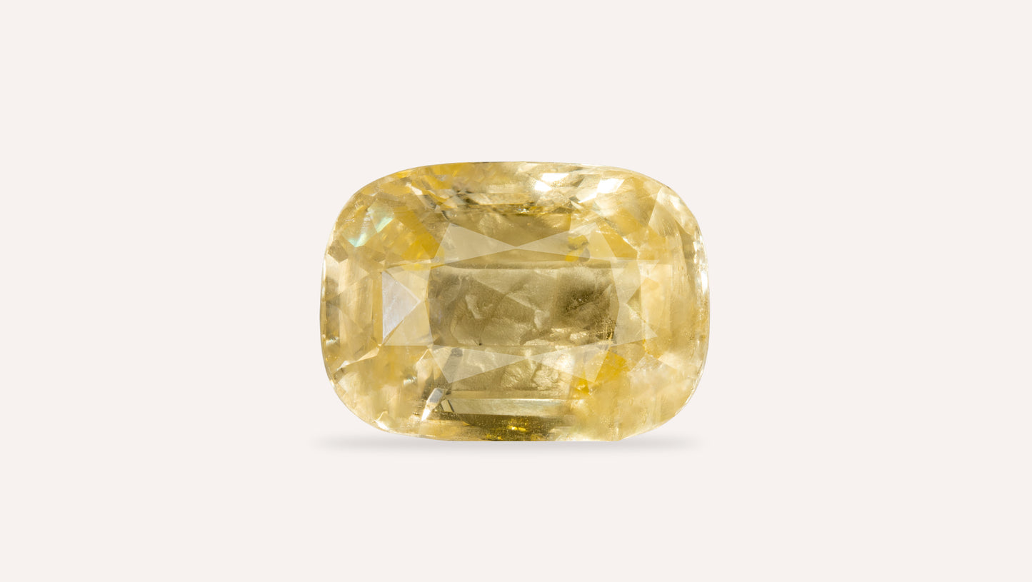 Natural Yellow Sapphire (Pukhraj) 6.53 Carats