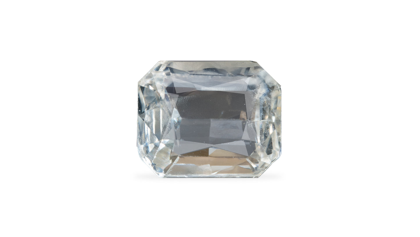 NATURAL WHITE SAPPHIRE 5.98 CARATS
